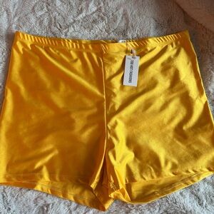 Women's Yellow Shorts